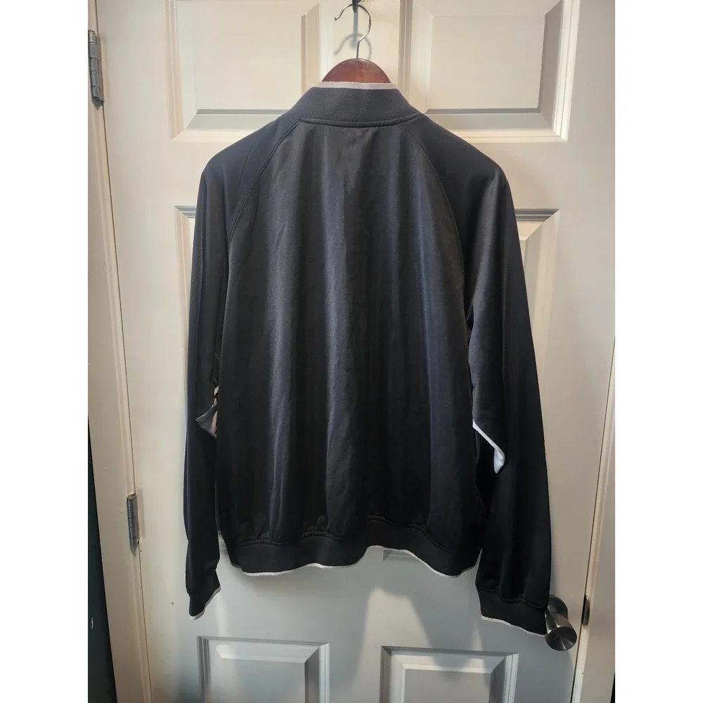Reebok Men's XL Y2K Vintage Full Zip Track Jacket Vector Logo Athletic Bomber